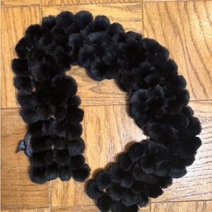 Genuine Rabbit Fur Wrap - Adrienne Landau